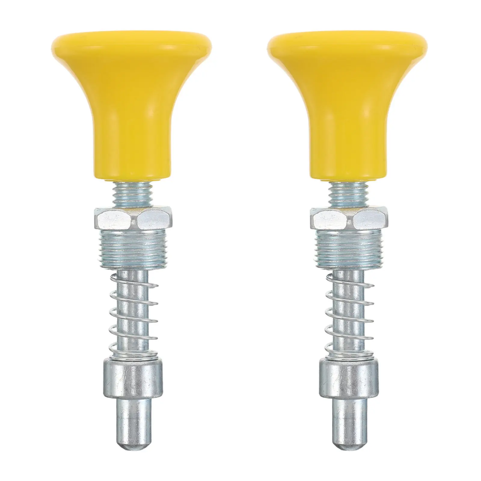 2Pcs Weight Stack Pin Gym Equipment Self Locking Spring Loaded Pull Knob for Cable Machine Home Gym Replacement Fitness