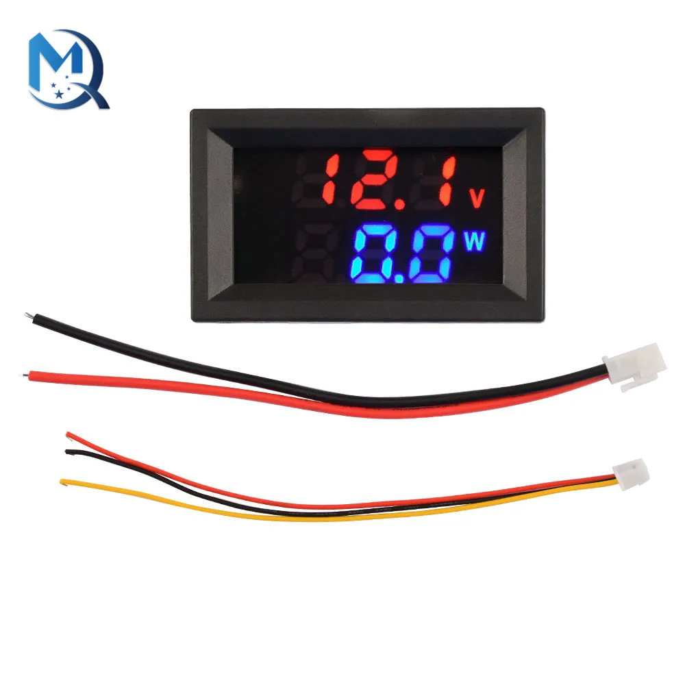 M520 5-30V 10A LED Digital Voltmeter Ammeter Car Motocycle Voltage Current Meter Volt Detector Tester Monitor Panel