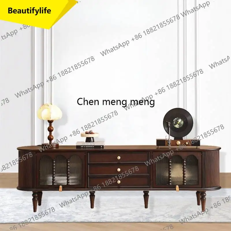 

a38 Art Stand Brown Tv Cabinet Simple Long European Designer Unique Tv Cabinet Storage Bedroom Fernsehr Schrank Furniture For Ho