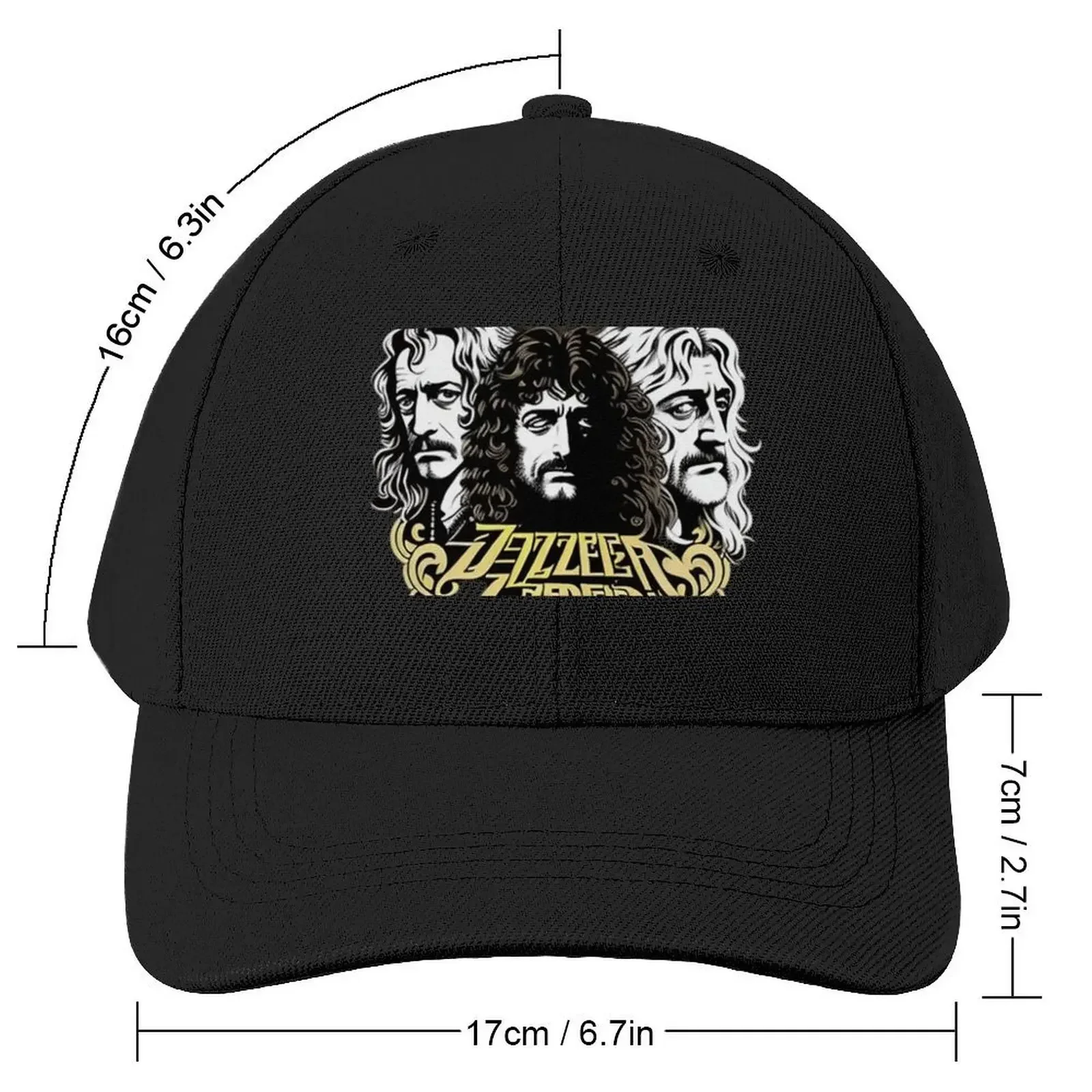 Zeppelin Legends Unite Line Baseball Cap Anime Hat Big Size Hat Golf Hat Women's Hats 2025 Men's