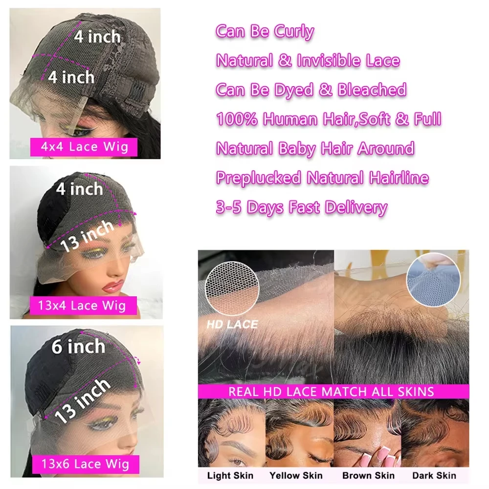 30 بوصة 4/27 أومبير مجعد تسليط الضوء على شعر مستعار شعر الإنسان قبل قطعها 13x4 Hd الدانتيل شعر مستعار أمامي شعر الإنسان موجة عميقة جاهزة للارتداء للنساء