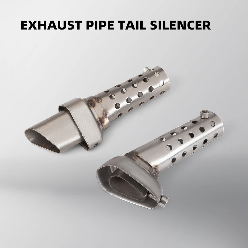 51MM/60MM Motorcycle Small Hexagon Exhaust Muffler With DB Killer Insert Exhaust System Replacement Accessories