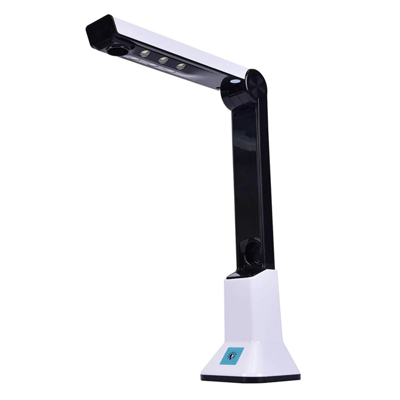 Document Camera for Teachers, Portable USB Document Camera Scanner with Stand 8MP HD A4 Format Doc Cam Photo Scanner