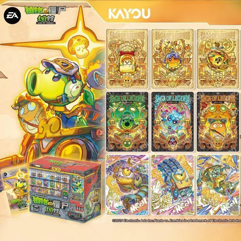 

Genuine KAYOU Plants Vs Zombies Phantom Universe Adventure Pack Trading Cards Collectible Gift for PVZ Fans