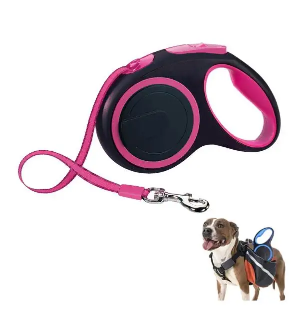 3/5/8M Durable Nylon Retractable Dog Leash Leads Automatic Extending Leash For Small Medium Large Dogs Puppy Walking Leash Rope