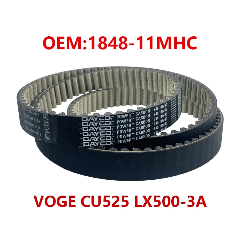 1848-11MHC Original DAYCO Motorcycle Belt Drive Belt For VOGE CU525 LX500-3A Extended Engine Belt 1848-11m-29