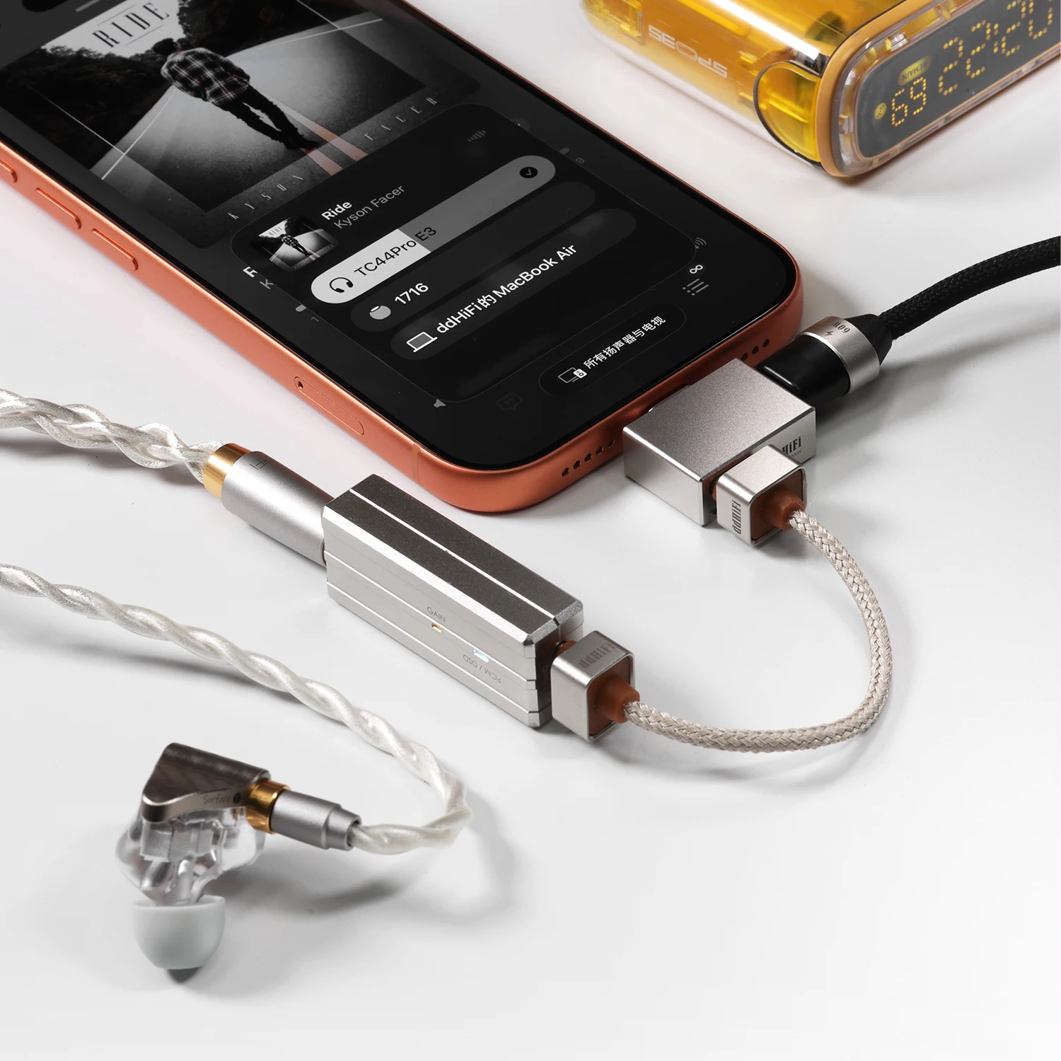 ddHiFi TC28Max 60W PD-адаптер для зарядки и OTG, USB DAC/усилитель Hi-Res с двунаправленным питанием