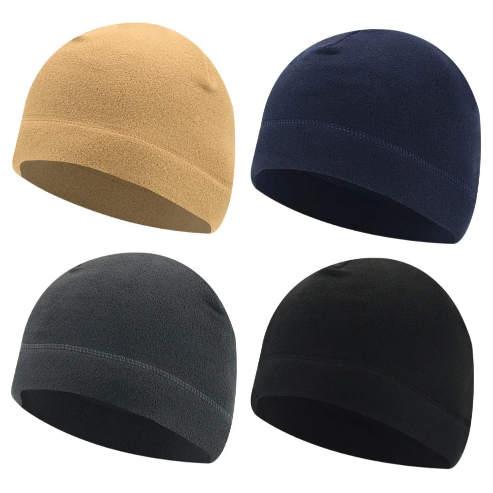 1 قطعة قبعة الجمجمة الشتوية الدافئة لينة القطبية الصوف قبعة سميكة يندبروف قبعة في الهواء الطلق قبعة قبعة تزلج للجنسين مناسبة للجنسين