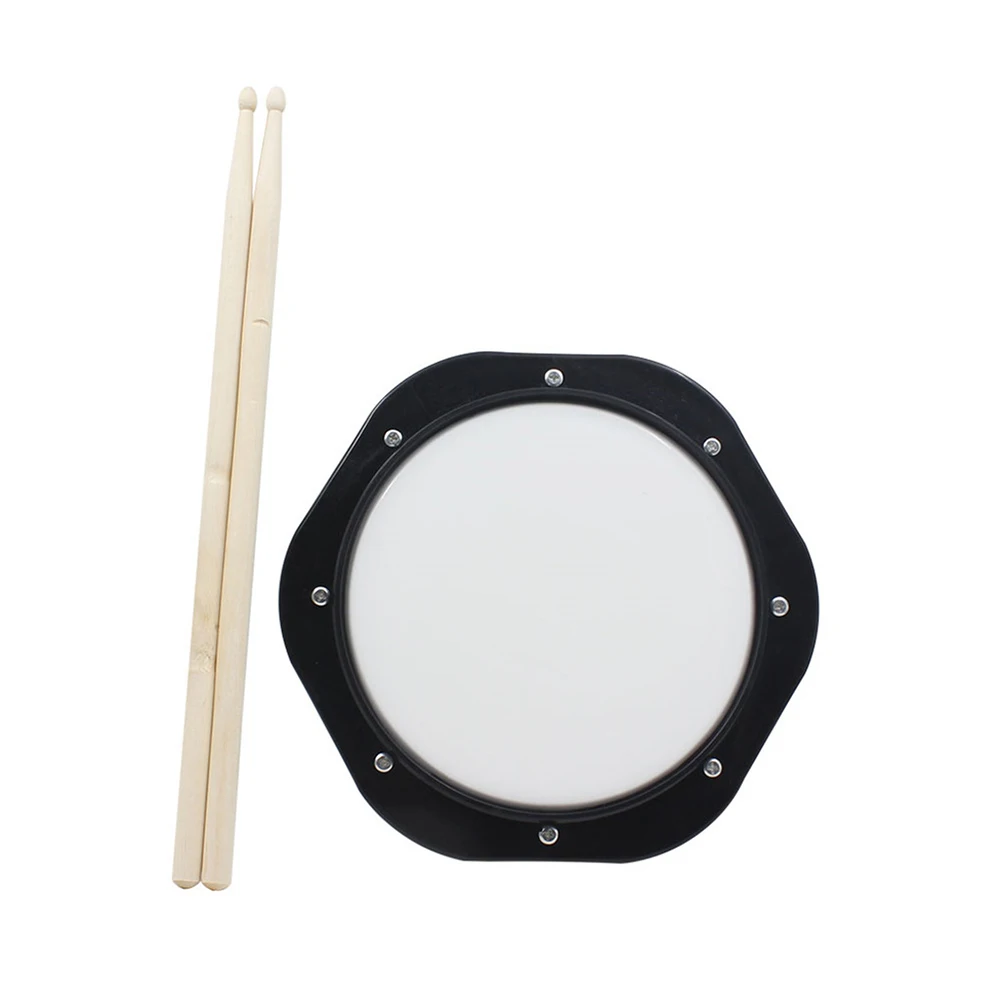 

10 Inch Drum Practice Pad Tunable Silent Practice Pad For Kids Beginners Anti-Slip Bottom Design With Stand Mount Hole Drum Kit