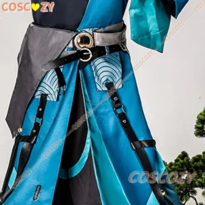 qq681사전 판매 Wuthering Waves Jiyan 코스프레 의상 컨벤션 이벤트 할로윈 파티를 위한 긴 녹색 가발 게임 의상