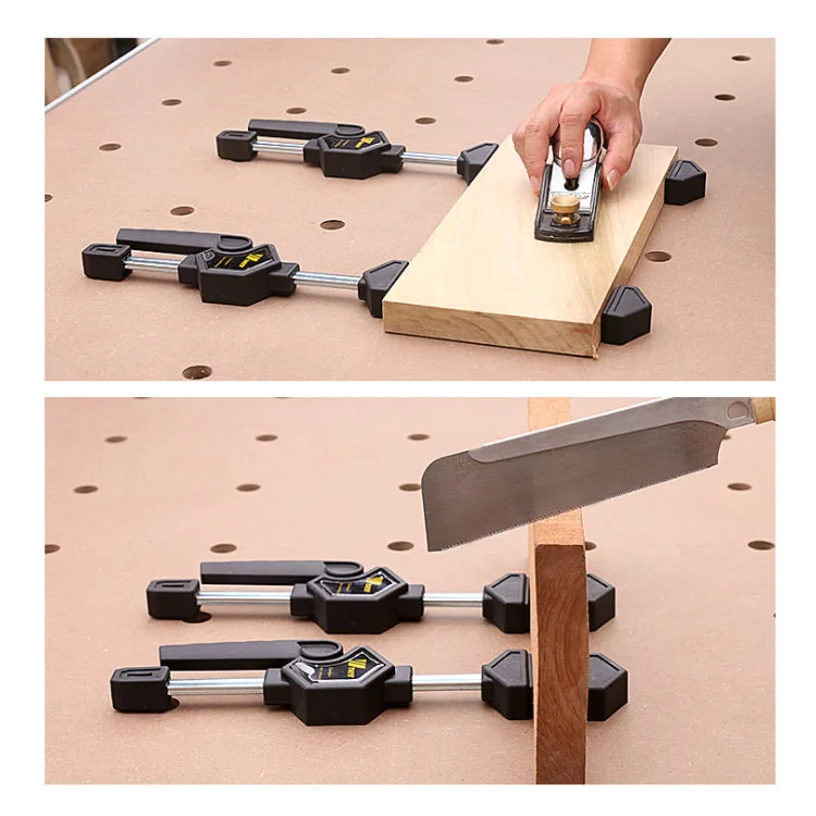 

2 шт. пластиковый нейлоновый регулируемый деревянный настольный зажим специальный универсальный быстрофиксирующийся приспособление для верстака