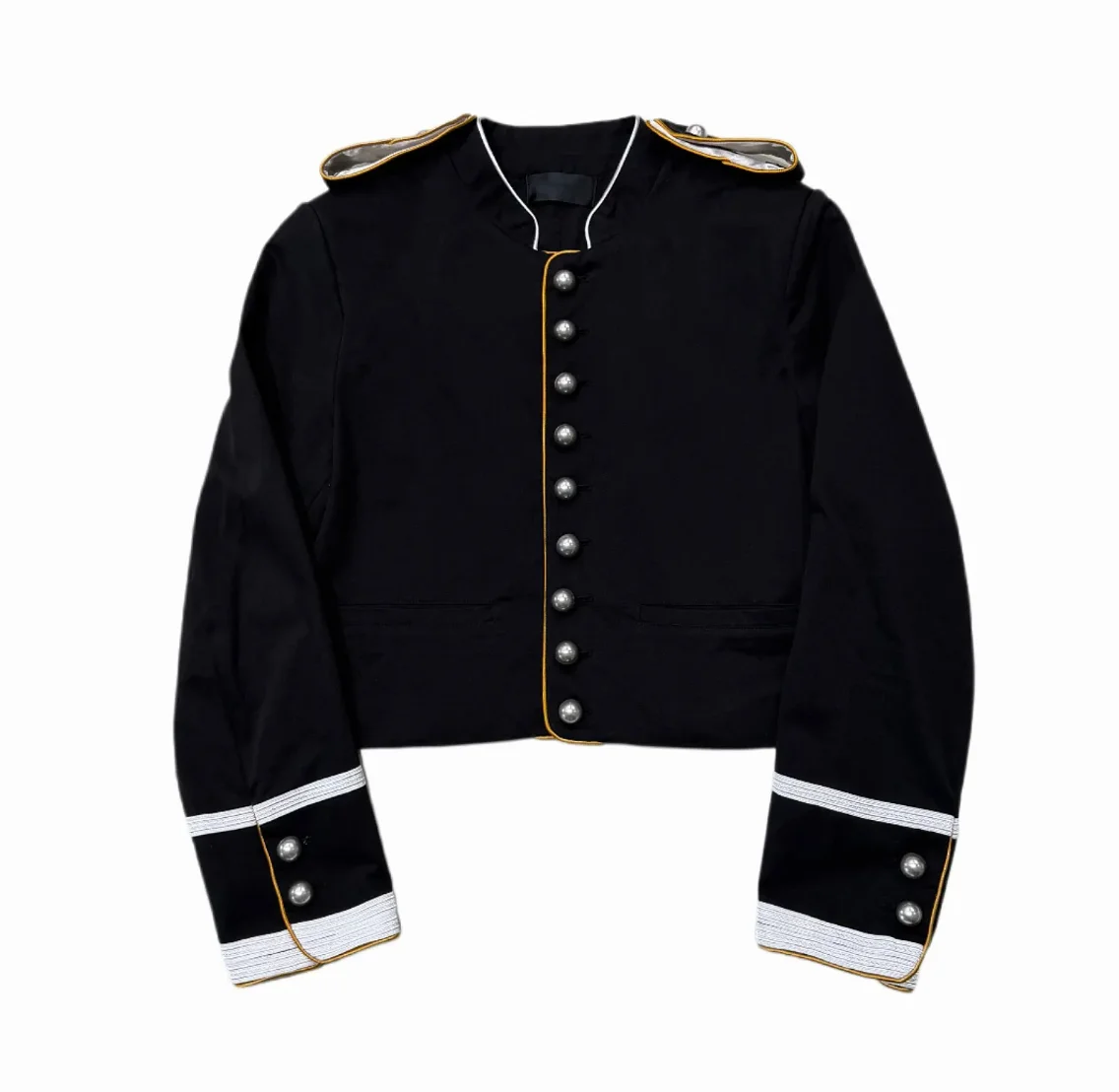 ANN Button Napoleon Court Short Stand-Up Jacket