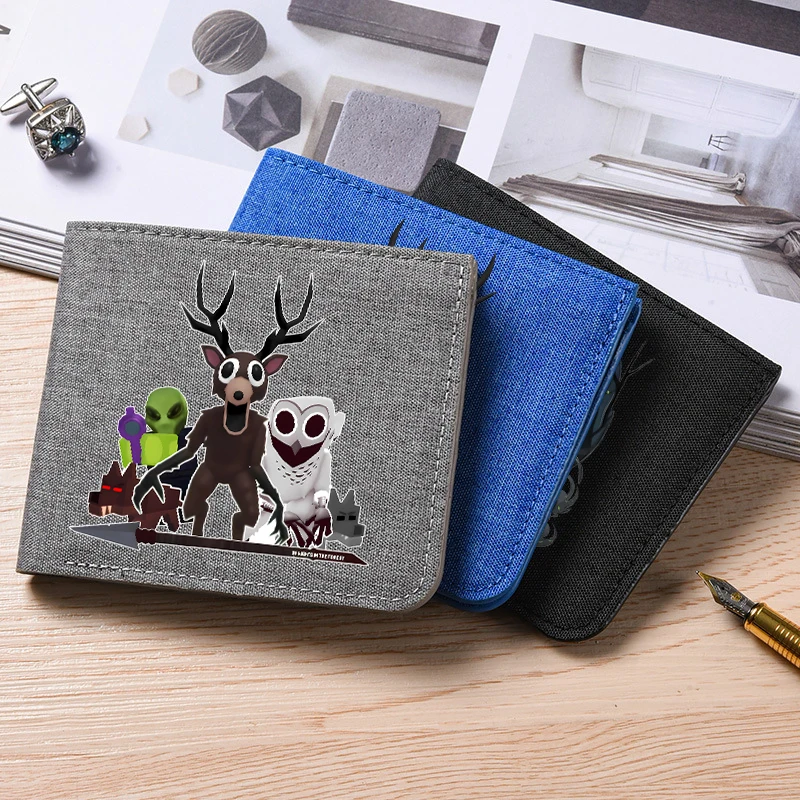 

99 Nights in The Forest Nylon Wallet Lightweight Portable Card Coin Wallet Fashion Anime Printed Zero Wallet Birthday Gift