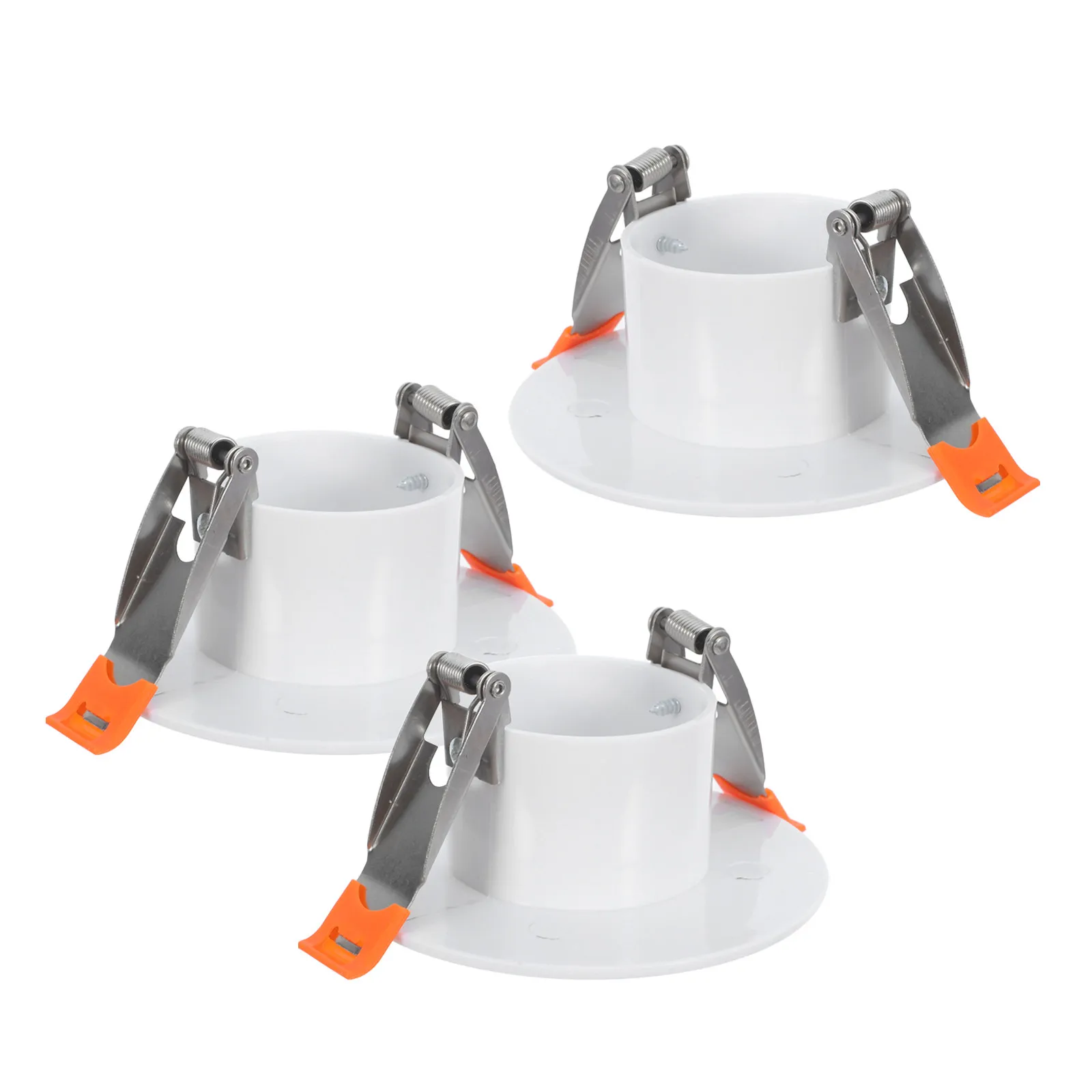 3Pcs Air Conditioner Wall Cover White Plastic Hole Plug Decorative Ventilation Pipe Cover for Air Conditioning Outlet Wall Vent