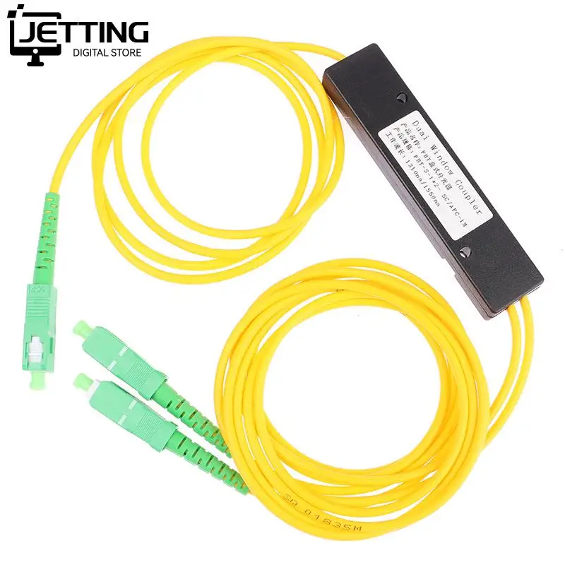 1Pc 1x2 FTTH Fiber Optic Splitter 1 Point 2 Fiber Optic Splitter Box Tapered 1 To 2 Splitter Box SC/APC Computer Accessories
