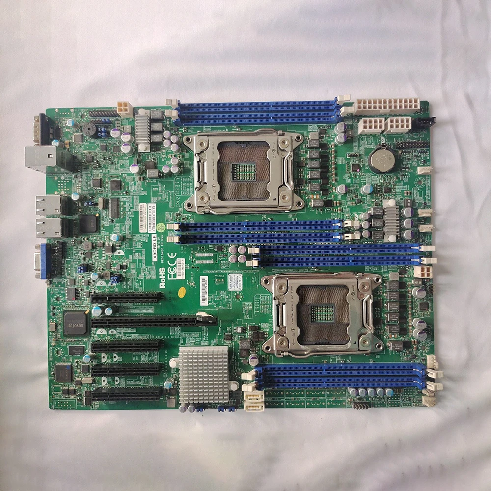 Dual Server Mainboard Supports Xeon Processor E5-2600 And E5-2600 v2 Family V2 LGA2011 For Supermicro X9DRD-LF