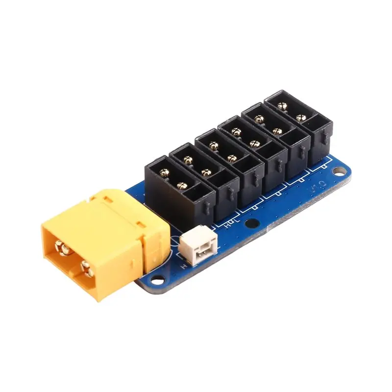 [A92Z!NEW】 Power Splitter Board 6 Channel XT30 Power Distribution Module CAN Protocol For RC Robot Remote Control