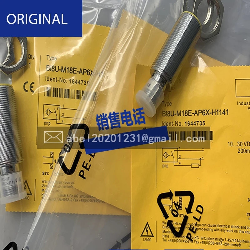 M18 Sensor Bi8u-m18e-ap6x-h1141 An6x Bi8-m18e-ap6x-h1141 An6x