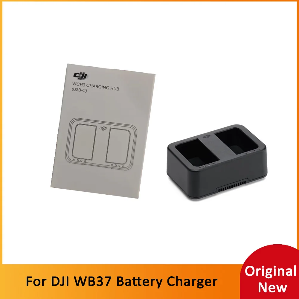 For DJI WB37 Battery Charger WCH3 USB-C Universal Charging Hub Fast Charging Station For Inspire 3 Ronin 4D RC Plus