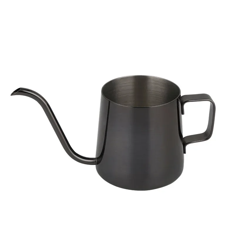 

350ml Stainless Steel Narrow Long Outlet Mouth Tea Maker Coffee Pot Gooseneck Tea Pot Home Office Water Kettle