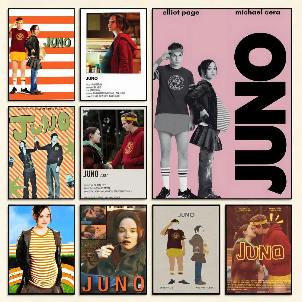 Comedy Film Juno Comedy Poster Digital Solvent Print Waterproof PP Fade-Resistant Wall Art Room Decor Gift