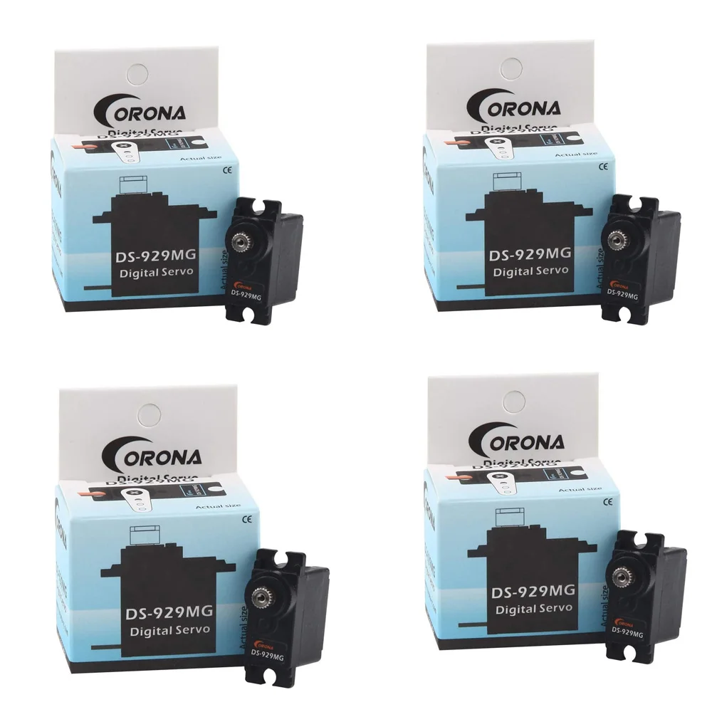 RC Corona DS-929MG DS929MG 4.8-6.0V 12.5g Metal Gear Digital Servo For TREX 450 3D Electric Helicopter Accessories view 6