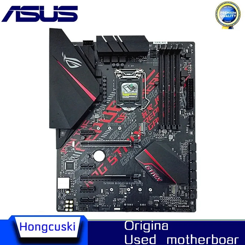 For ASUS ROG STRIX B360-H GAMING Used original motherboard Socket LGA 1151 DDR4 64GB B360 Desktop Motherboard