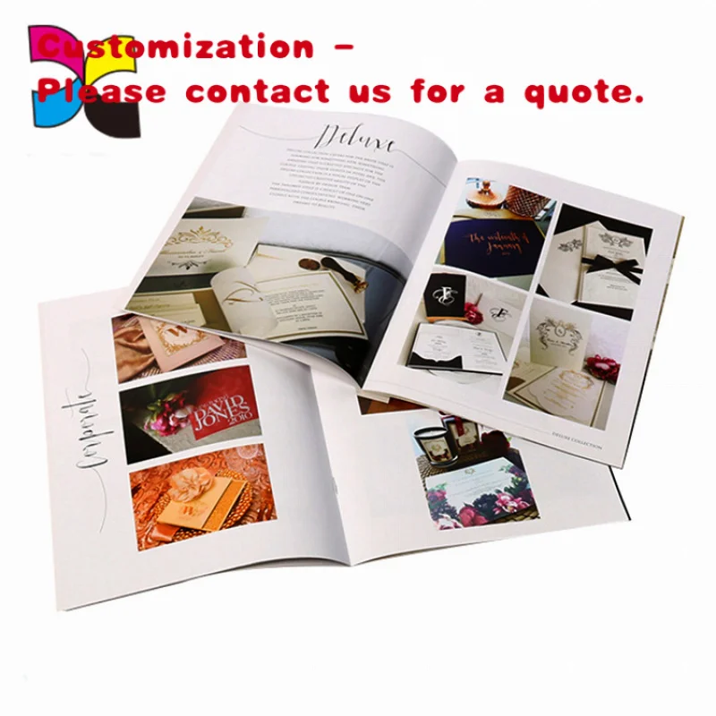 custom.4 Color Print Softcover Perfec Binding Custom A4 Size Catalog