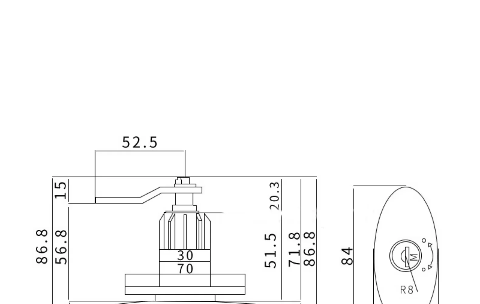 2 قطعة أقفال قذيفة التخييم RV ، قفل مقبض Rv T لباب التخزين ، شاحنة صغيرة وقارب ، المفتاح الأيمن على حد سواء جسم قفل سبائك الزنك الأسود #6