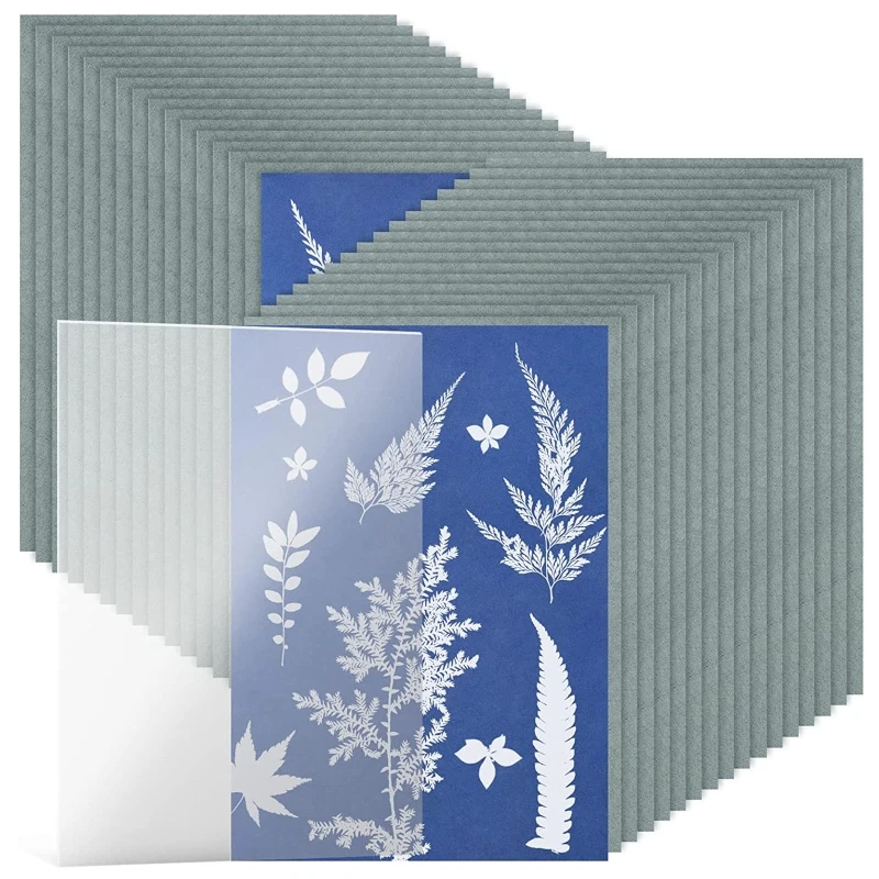 2023 New Cyanotype Paper Solar Printing Paper Blue Drying Paper Solar Drawing Paper