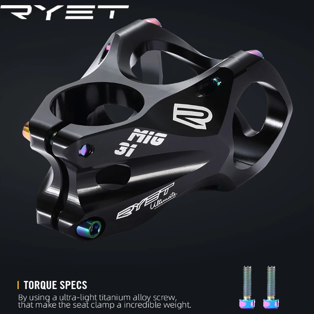 

Цветной велосипедный держатель руля RYET 45 мм 31,8 мм XC AM MTB стол для подъема велосипеда 7075 Алюминиевый сплав CNC 28,6 Steerer велосипедные детали