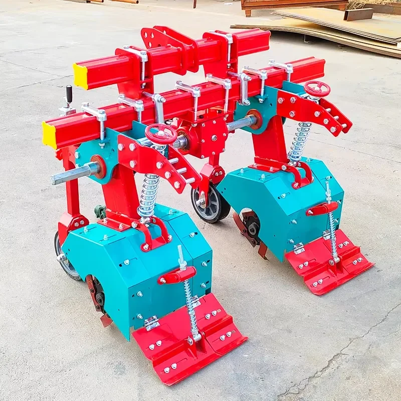 2026 Factory Farming Outlet Cultivating Weeding and Ridging Machine garden rotary cultivator 2row 3row weed and loose soil
