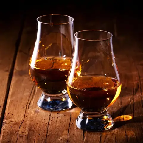 Crystal Glass Whiskey Snifter Cup with Lid Cold Cut Transparent Glass European Style Pure Color Beverage Accessories