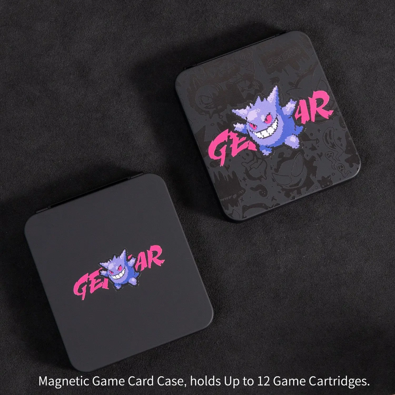 Anime Pokemon Gengar Houder Case Voor Nintendo Switch 2 Cartoon Afneembare Handgreep Houder Beschermhoes Grip Cap Game Accessoires