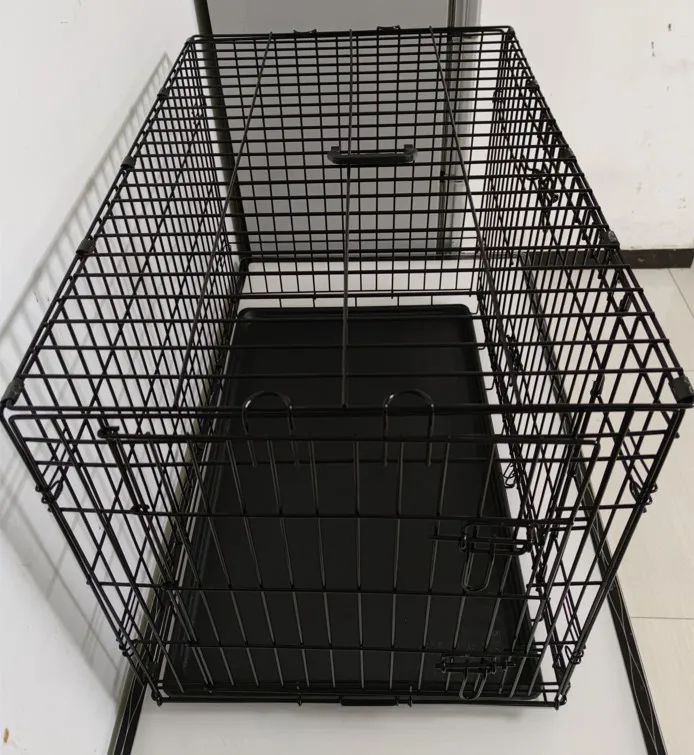 Pet Cages Carriers Metal Pet Kennels Folding Wire Pet Cage