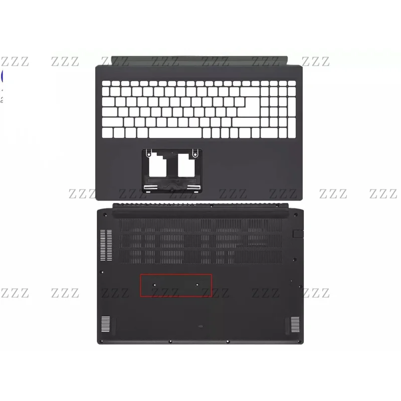 ZZ New For Acer Aspire A715-41G A715-75G N19C5 Upper Case Palmrest Cover / Bottom