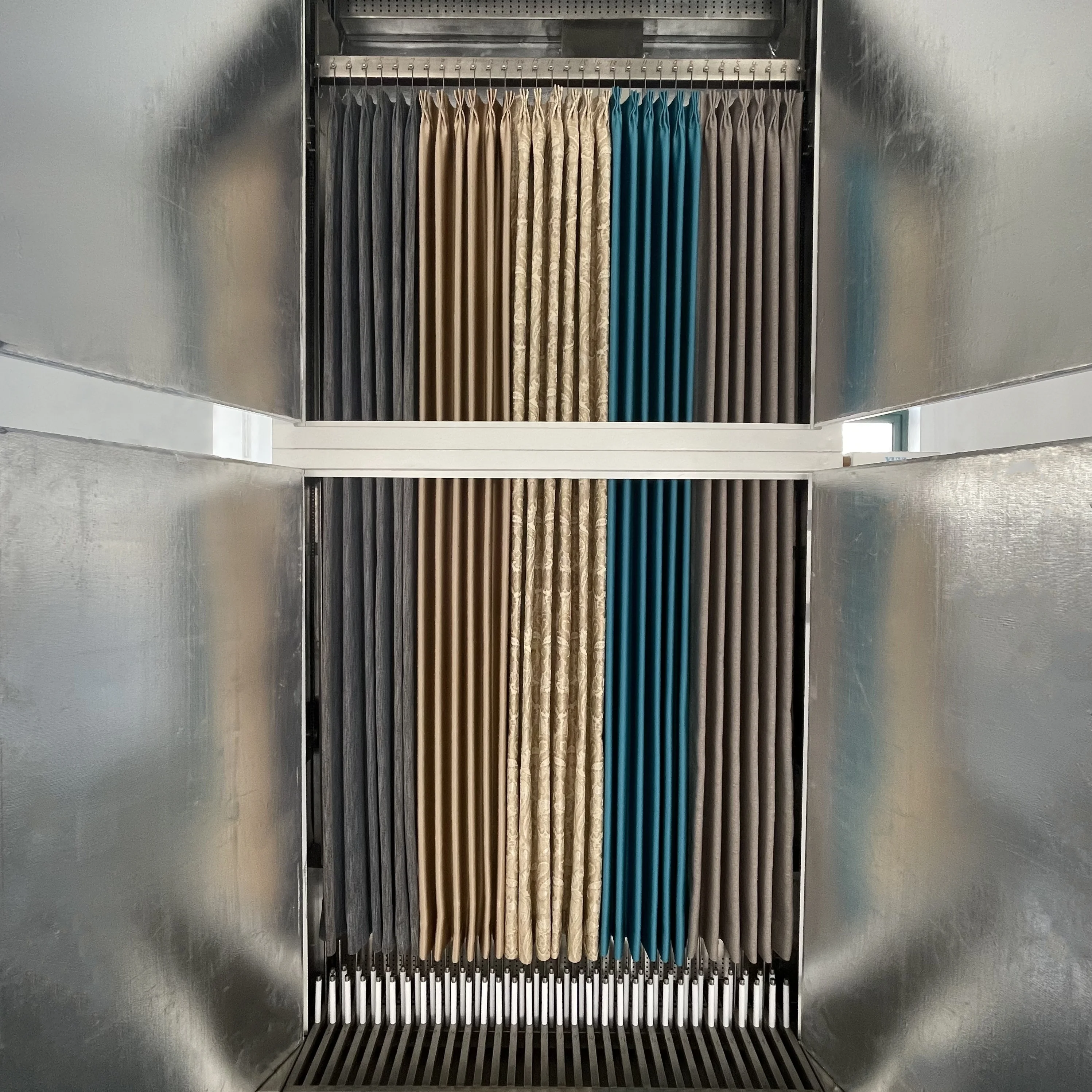 Macchina da stiro per tende ad alta temperatura e alta efficienza Macchinari per prodotti tessili domestici/Macchina da stiro per tende