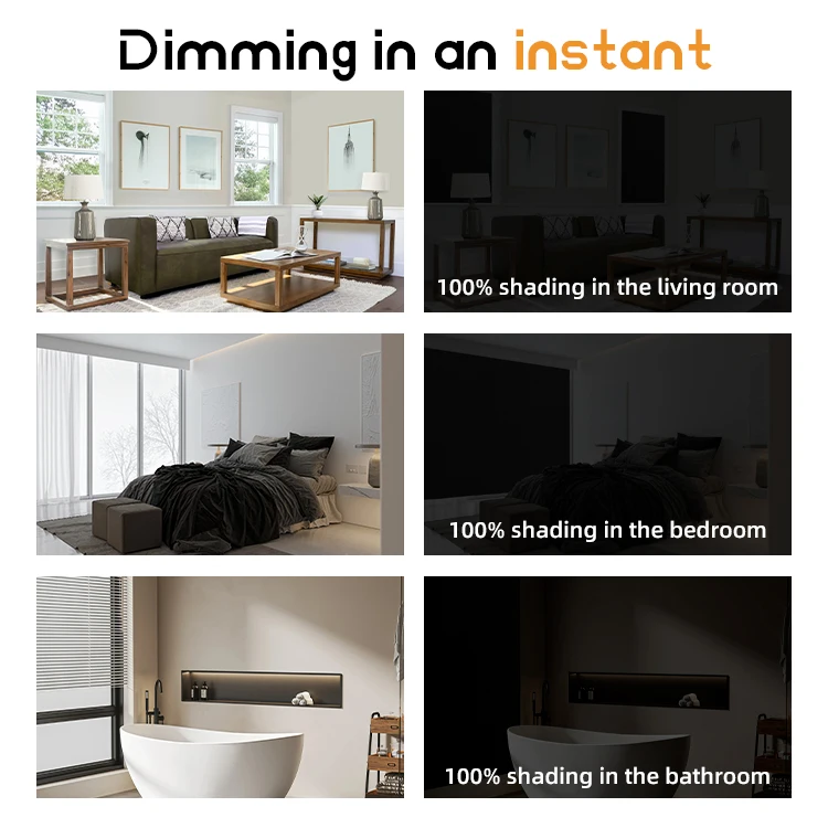 1pcs Adhesive Portable 100% Blackout Curtains, Easy to Install Living Room Bedroom Window Insulated Kitchen No Punch Curtains