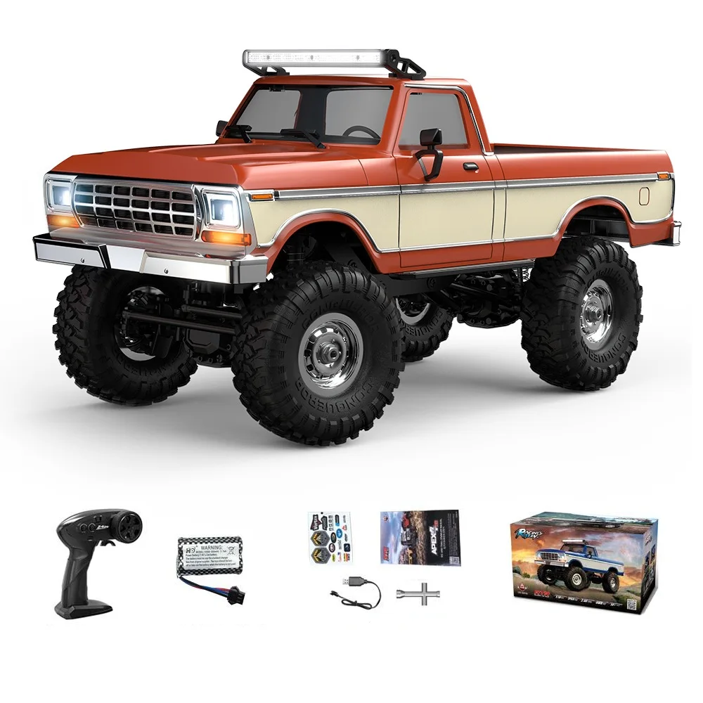 HB R1610 2.4G RC Truck 1:16 Full Proportion 4WD High Speed Off-Road Climbing Car Lighting Model Toy Racing Rally 2026 New