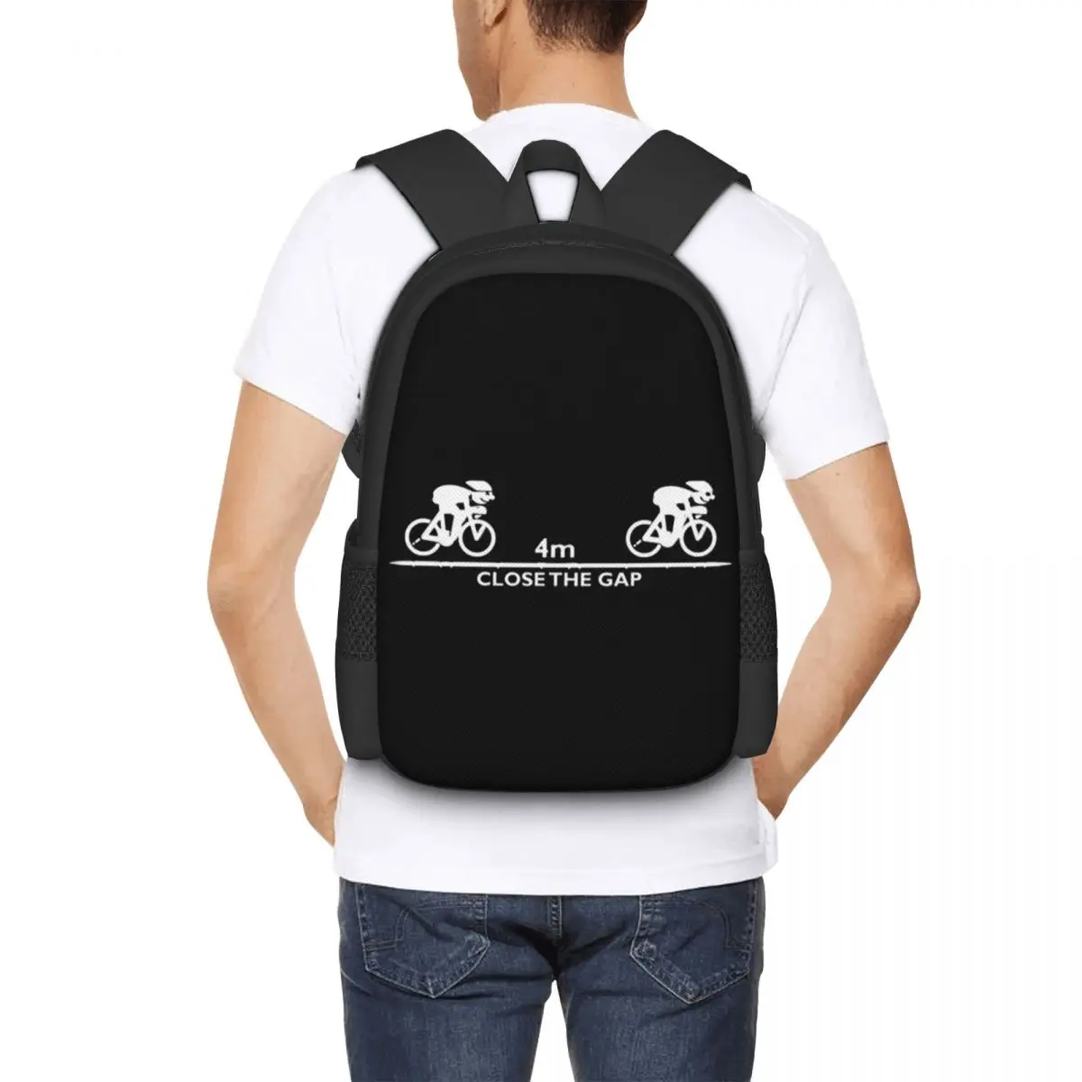 Zwift Close The Gap Backpack Hot Sale Daypack Large Capacity Children BookBag School Bag Shoulder Bags for Men Women