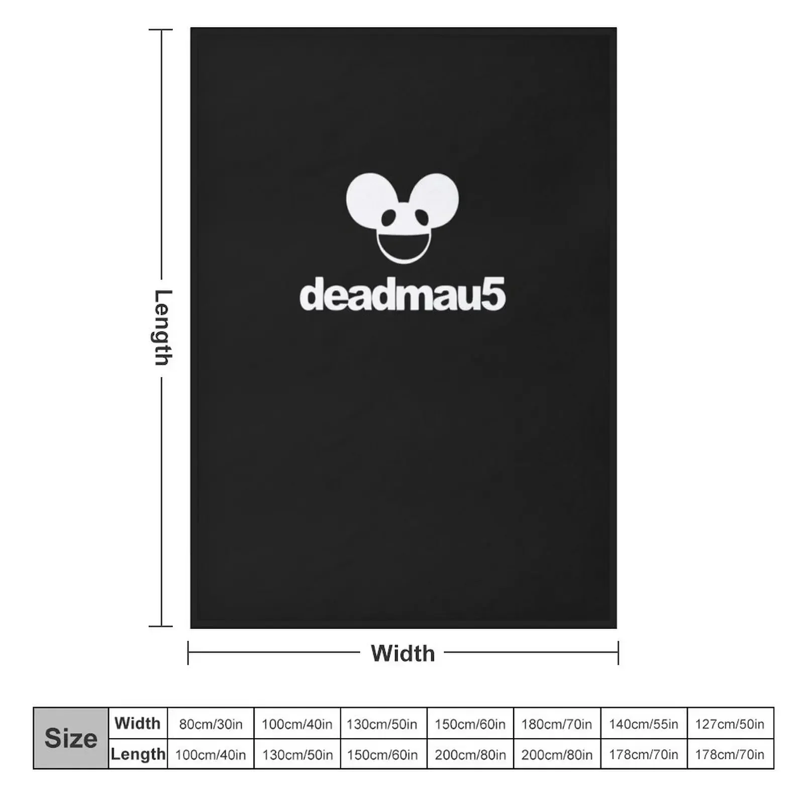 BEST SELLING - Deadmau5 Logo Essential T-Shirt Throw Blanket Hair Summer Luxury Throw For Sofa Thin Moving Blankets