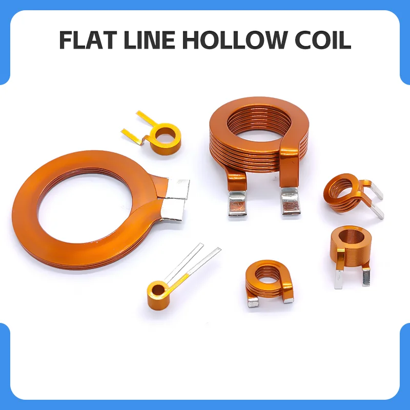 Flat Coil 2.5×9×16.2×4T Bent Foot Position R Bar Inductor Flat Wire Hollow Coil