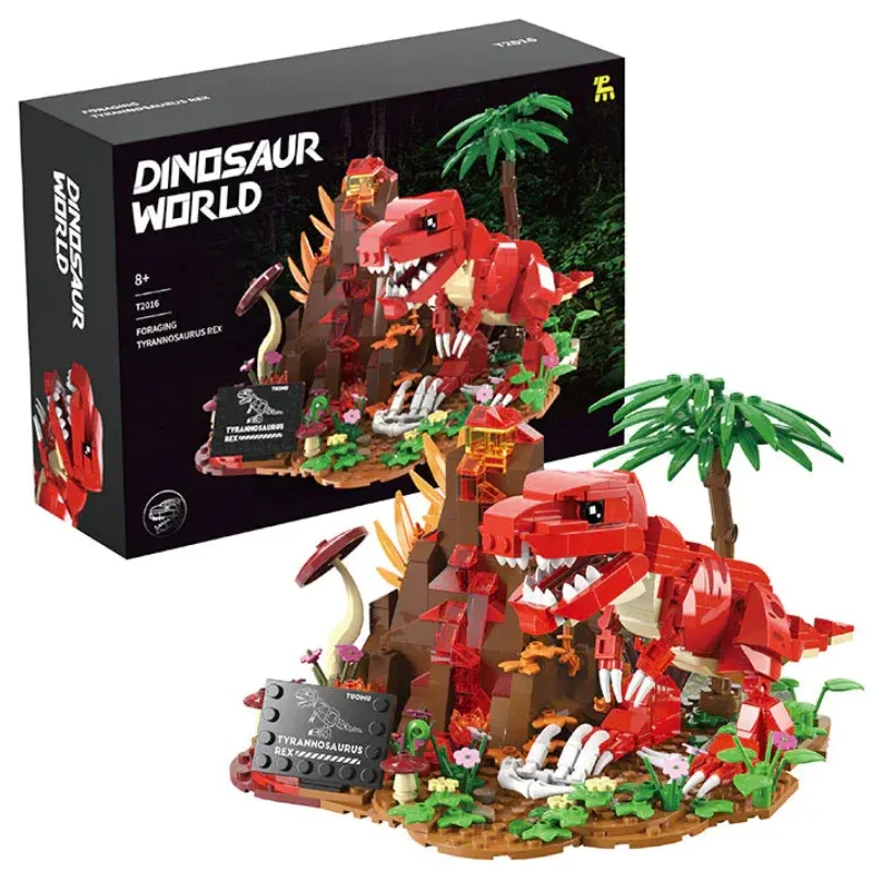 

559PCS Jurassic Dinosaur World MOC Tyrannosaurus Animal Model Splicing Assembly Building Blocks Brick Toys for Children Kid Gift