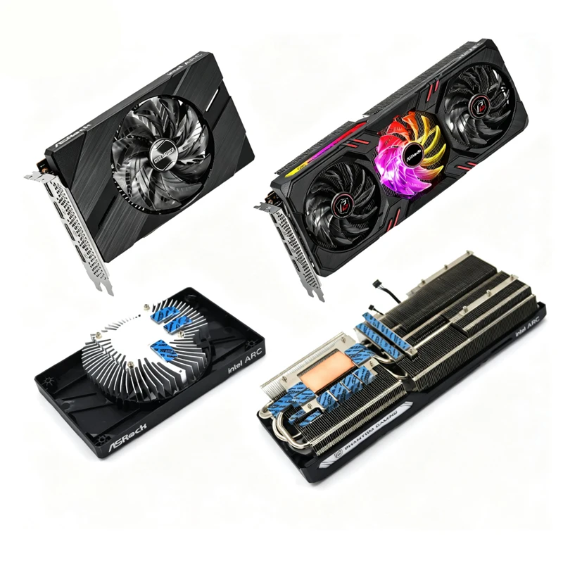 Replacement GPU Heatsink Cooler for ASROCK Intel ARC A380 CL Challenger ITX and A770 PG Phantom Graphics Card