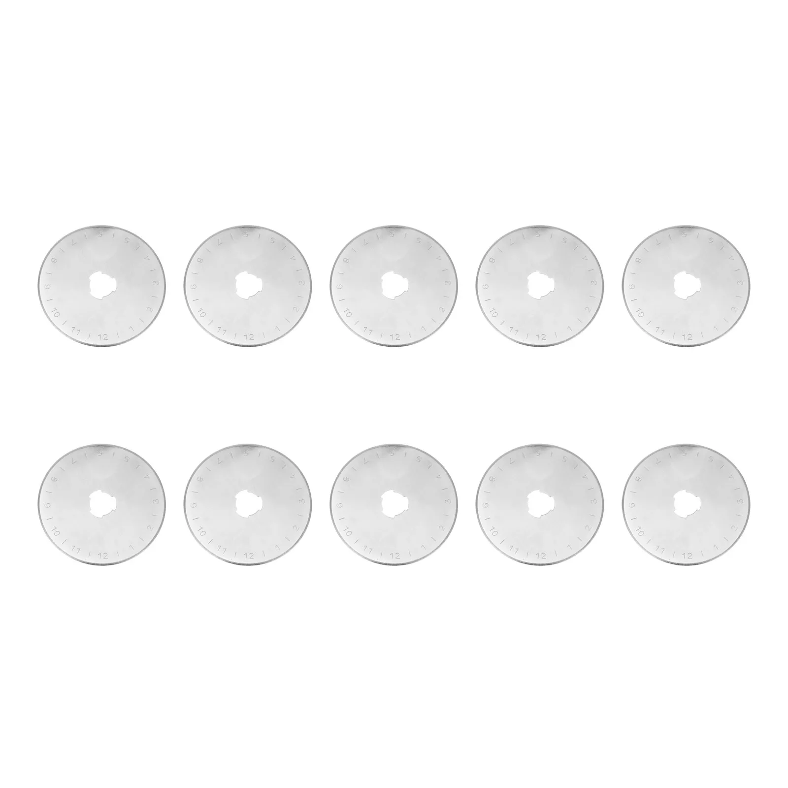 

10Pcs Rotary Circular Cutter Blades 45Mm 0.3mm Thin Precise Cutting Case for Fabric Paper Sewing Crafts