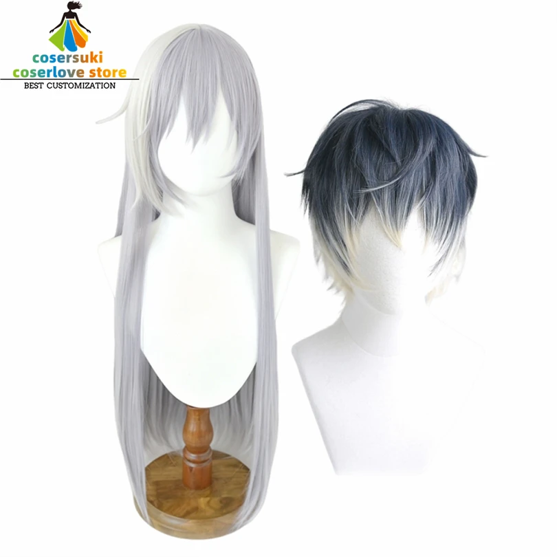 Idolish7 Re:vale Orikasa Yukito Sunohara Momose Yuki Momo Cosplay Wig Gradient Color Halloween Christmas Comic-Con Headwear