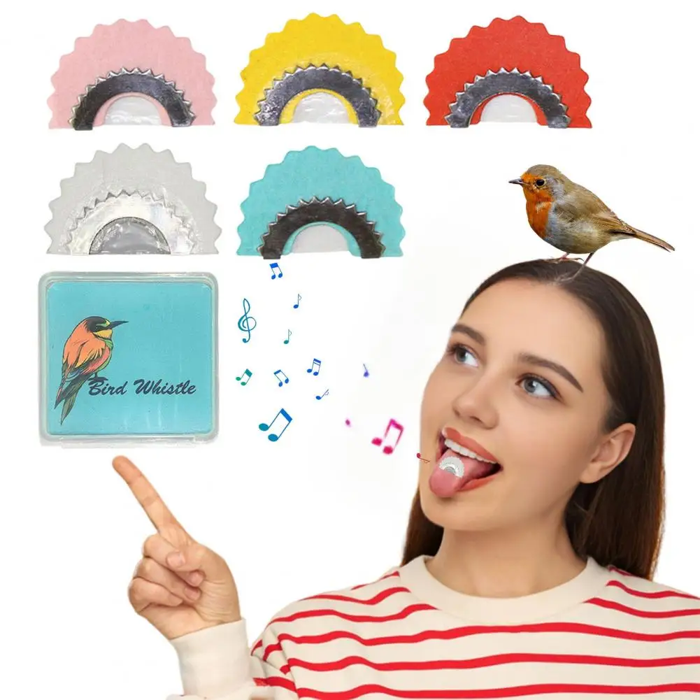 

5Pcs Birds Whistle Set Bird Call Imitator with Realistic Chirping Sounds Bird Attracting Chirping Toy for Bird Watching Parties