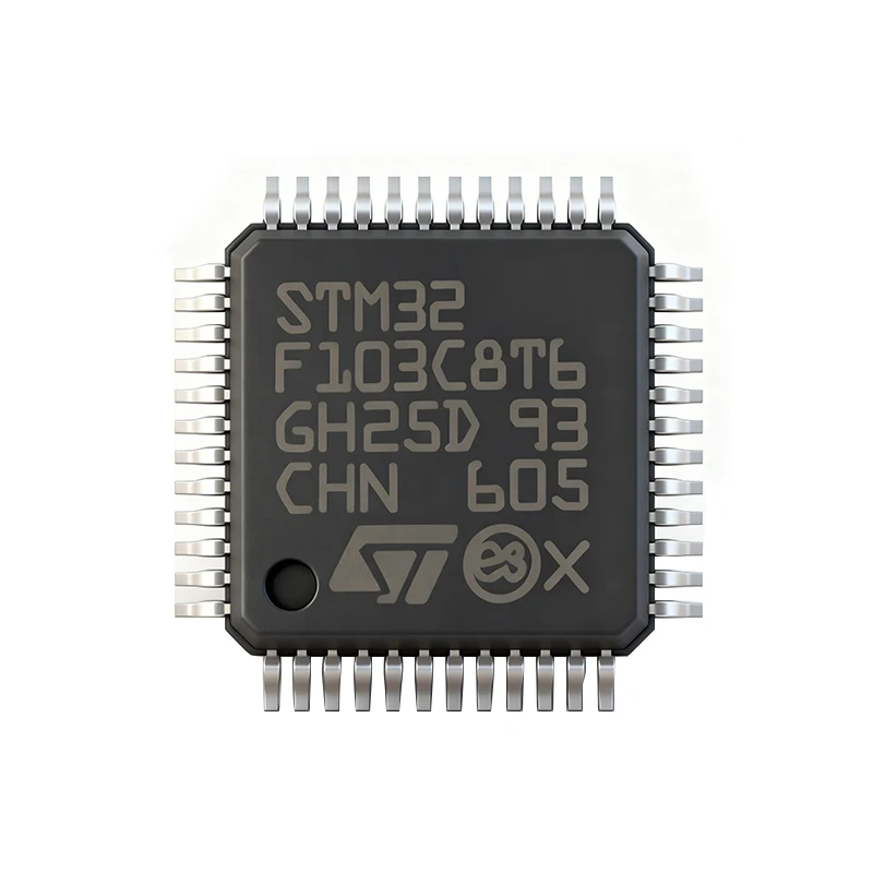 UWY 1/5/10 PCS STM32F103C8T6 LQFP-48 MCU 32-bit ARM Cortex M3 RISC 64KB Flash 2.5V/3.3V 48-Pin LQFP Chip IC