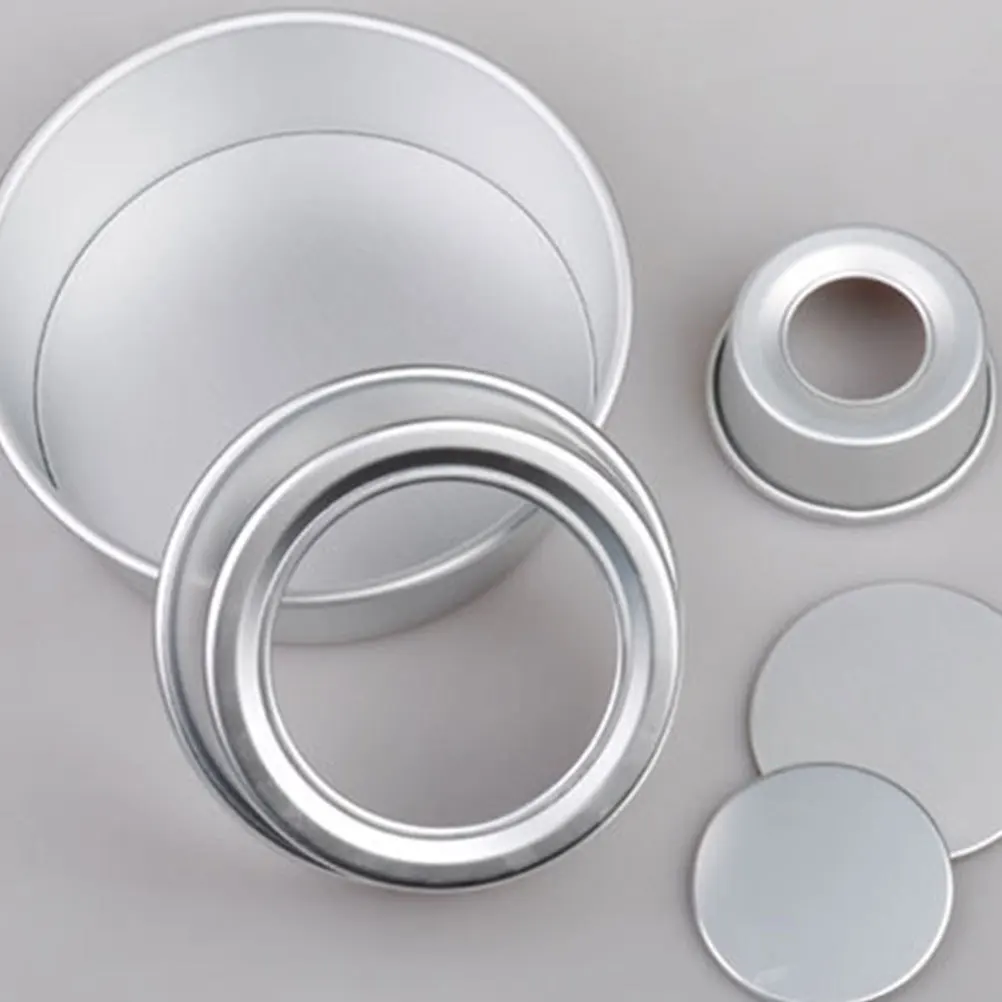 

6 Inch Cake Mold Premium Aluminum Nonstick Round Baking Pan Live Bottom Easy Release For Pizza Bread Cake Kitchen Bar
