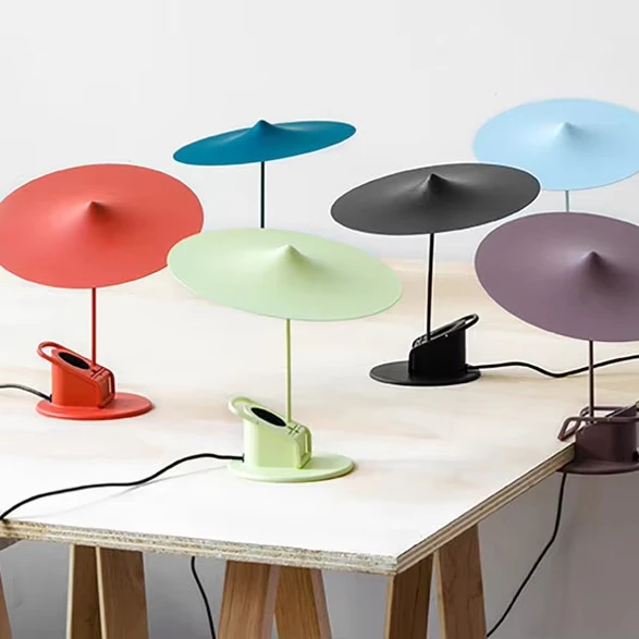 Table Lamps For Home Use Multifunctional Can Clip Desk Macaron Color Bedroom Bedside Lamp Wall Mounted Table Lamps